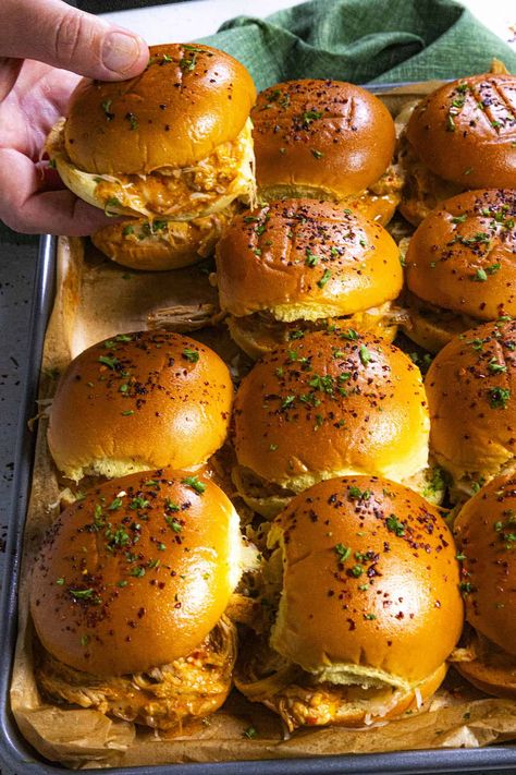 Buffalo Chicken Sliders Recipe Best Buffalo Chicken Sliders, Buffalo Chicken Sliders Crock Pot, Chicken Sliders Recipes, Spicy Buffalo Chicken Sandwich, Spicy Buffalo Sauce, Buffalo Chicken Sliders Recipes, Sliders Recipes Hawaiian Rolls, Sliders Recipes, Buffalo Chicken Dip Crock Pot