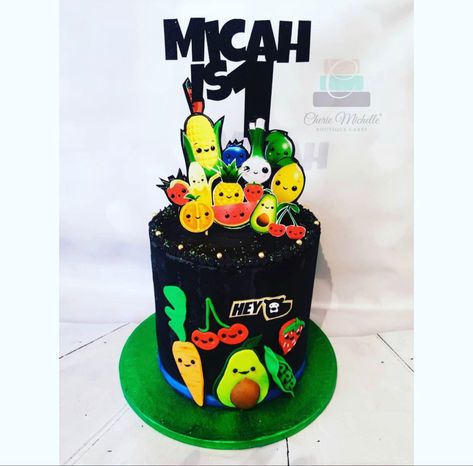 Cm_boutiquecakes on IG Dancing Fruit Birthday Cake, Dancing Fruit Cake, Hey Bear Sensory Birthday Cake, Hey Bear Birthday Cake, Hey Bear Dancing Fruit Birthday Party, Sensory Fruit Birthday, Hey Bear Cake, Dancing Fruit Birthday Party, Hey Bear Birthday Party