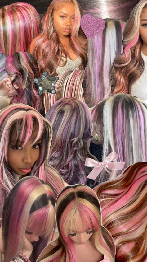 Ice Cream Hair, Neapolitan Ice Cream, Pink Hair Dye, Hair Color Unique, Cream Hair, Pretty Hair Color, Hair Stylies, Alternative Hair, Hair Shades