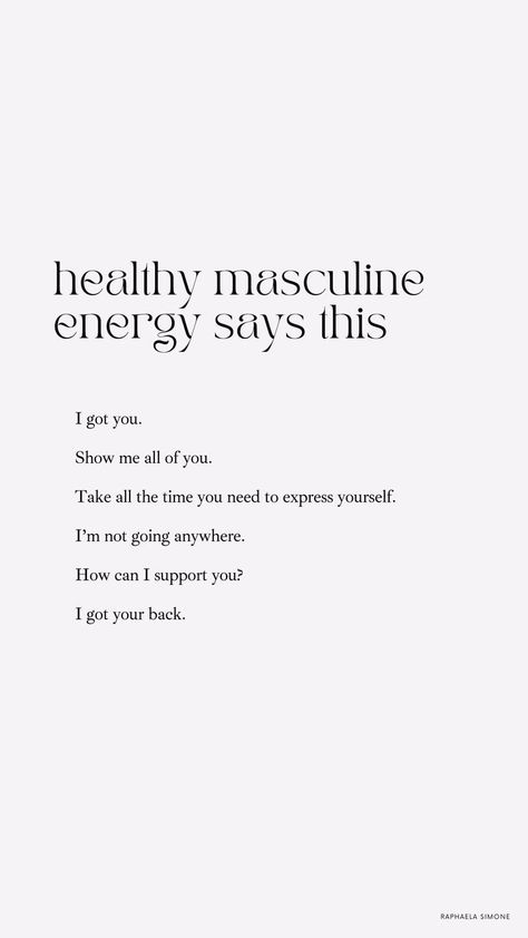 Energy Love Quotes, Masculine And Feminine Aesthetic, Feminine And Masculine Couple, Healthy Masculinity Quotes, Feminine Love Quotes, Masculine Energy Spiritual, Masculine Man Feminine Woman Quotes, Soft Feminine Energy Quotes, Heal Masculine Energy