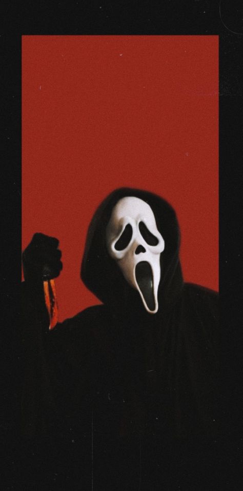 Ghostface Wallpaper Aesthetic, Ghost Face Wallpaper Aesthetic, October Wallpaper, Halloween Wallpaper Iphone Backgrounds, Halloween Wallpaper Backgrounds, Ghostface Scream, Scary Movie Characters, Scary Wallpaper, Horror Movie Icons