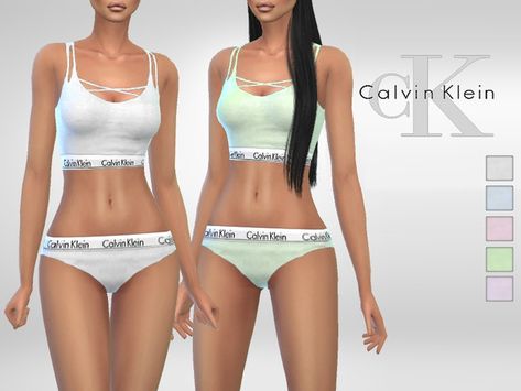 Calvin Klein Swimsuit, Hawaiian Skirt, Denim Tube Top, Cc Sims4, Bandage Swimsuit, Cc Finds, The Sims4, The Sims Resource, Sims Resource