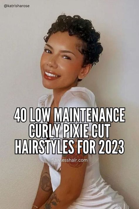 Searching for a low maintenance curly pixie cut? Look no more! Here is the best collection of effortless short hairstyles for every hair type and face shape.