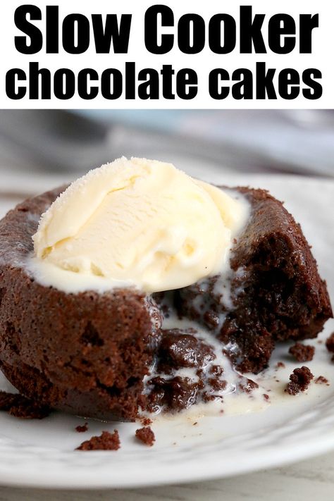 Crockpot Cakes, Slow Cooker Chocolate Cake, Mini Crockpot, Crockpot Chocolate, Slow Cooker Cake, Crockpot Dessert, Crockpot Cake, Crockpot Desserts, Coke Cake