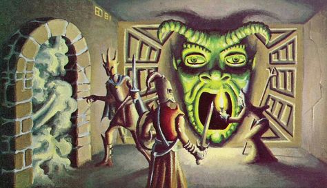 Erol Otus Old School Dungeons And Dragons, Tomb Of Horrors, Jeff Easley, Pen And Paper Games, Old School Art, Classic Rpg, Classic Fantasy, Advanced Dungeons And Dragons, Dragons Art