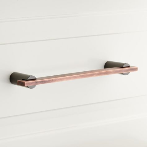 Contemporary Cabinet Hardware, Copper Cabinet Hardware, Brass Cabinet Pull, Kitchen Cabinet Door Knobs, Cabinet Build, Teak Vanity, Cabinet Door Knobs, Elegant Styling, Wall Mount Sinks