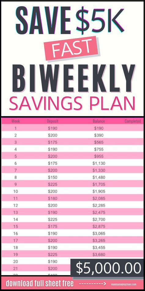 Savings Plan For Every Two Weeks, Money Saving Strategies Biweekly, How To Save 5000 In A Year Biweekly, Saving Challenge 26 Week, 13 Week Money Saving Challenge, 10000 Savings Plan 26 Weeks, 5k Biweekly Savings Plan, 2 Week Savings Plan, 26 Week Biweekly Money Challenge