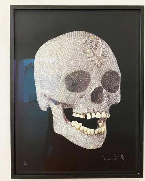 A Girl Discovering Art on Instagram: "Damien Hirst “For the love of God”, Diamond Skull @arkenmuseum #damienhirst #livingartist #contemporaryart #britishartist" T Shirt Poster, Italian Sculpture, Diamond Skull, Art Paintings For Sale, The Love Of God, Love Of God, Damien Hirst, Sculptures For Sale, Vintage Persian Rug