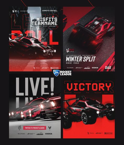 Motion Graphic Design, Graphic Design Animation, Visual Advertising, Car Advertising Design, Game Cover, Bar Food, Rocket League, 3d Motion, Design Animation