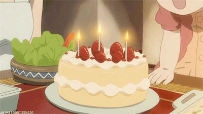 Anime Bento, Anime Cake, Anime W, Anime Hands, Food Cartoon, Anime Gifs, Cake Videos, Kawaii Food, Anime Gifts