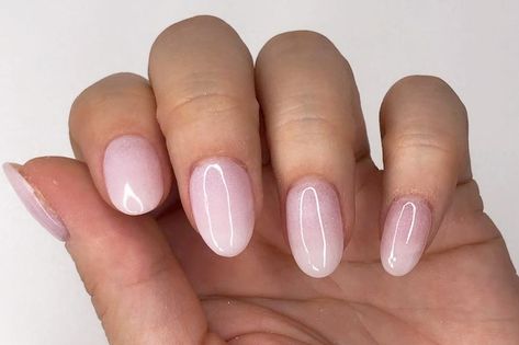 Pink to White Ombre Nails | Easy Dip Powder Tutorial | DipWell Bridal Nails Dip Powder, Easy Dip Powder Nail Ideas, Pink And White Dip Powder Nails, Easy Dip Nail Designs, Pink To White Ombre Nails, Dip Powder Tutorial, Ombre Dip Powder Nails, Dip Powder Ombre, Diy Wedding Nails