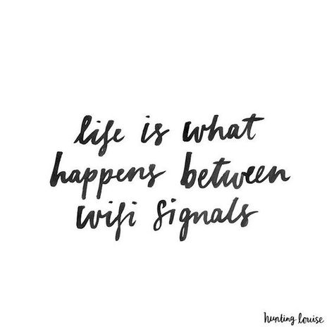 Off Social Media Quotes, Unplug Quotes, Off Social Media, Life Is What Happens, Media Quotes, Camping Humor, Memories Quotes, Quotes Life, Brush Lettering