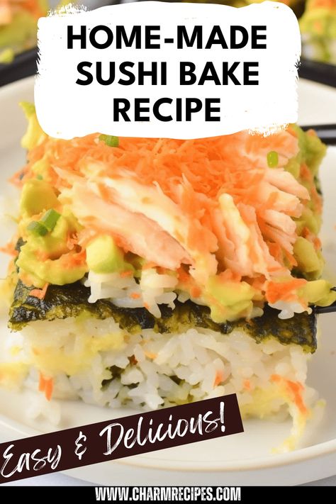 Sushi bake is a creative twist on traditional sushi that you can enjoy right at home. This easy sushi bake recipe combines your favorite sushi ingredients into a delicious, warm casserole that everyone will love. Perfect for parties or a cozy family meal, you'll discover the joy of layering sushi rice, seafood, and delectable toppings baked to perfection. Get ready to impress friends and family with this warm fantasy of flavors! Discover simple cooking techniques and tips to perfect your sushi bake. Simple Sushi Bake, Sushi Bake Recipe Easy, Sushi Casserole, Easy Sushi Bake, Baked Sushi Recipe, Sushi Bake Recipe, Traditional Sushi, Seafood Casserole Recipes, Sushi Ingredients