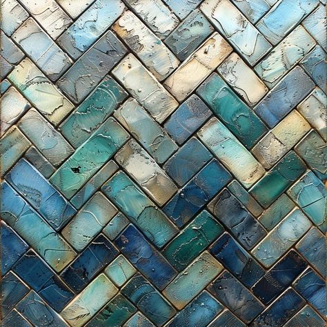 Travertine mosaic tiles