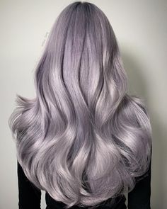 Get inspiration for lavender-gray hair ideas, spring's biggest hair color trend. We rounded up the prettiest options to try. See the photos. Lavender Grey Hair, Metallic Hair Color, Purple Grey Hair, Honey Blond, Cool Hair, Lilac Hair, Silver Hair Color, Lavender Hair, Long Gray Hair