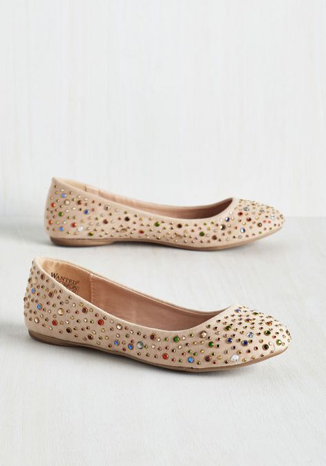 New Arrivals - Say Jewel Be Mine Flat Modcloth Shoes, Floral Flats, Shoe Crafts, Vintage Flats, Cute Flats, Diy Shoes, Be Mine, Shoe Lover, Sock Shoes