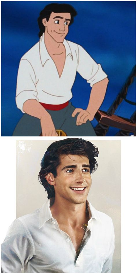 Principe Eric, Little Mermaid Makeup, Truck Coloring Pages, Prince Eric, Disney Princes, Mermaid Makeup, Bf Material, Handsome Prince, Little Mermaid