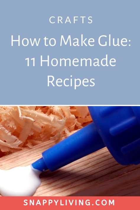 How To Make Glue At Home, Home Made Glue, How To Make Glue, Diy Glue, Goat Milk Recipes, Crafting Recipes, Homemade Art, Homemade Playdough, Clay Pot Crafts