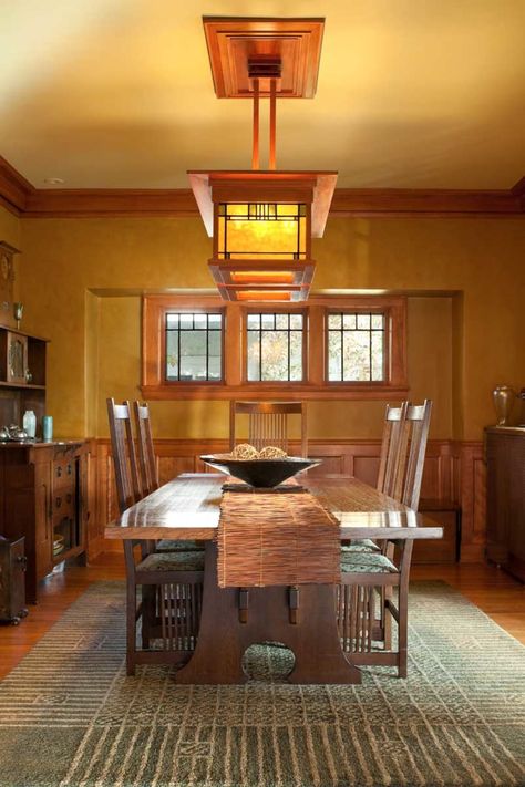 Prairie Style Houses Interior, Prairie Style Homes, Craftsman Style Interiors, Craftsman Interior Design, Prairie Style Home, Craftsman Decor, Craftsman Interior, Prairie Home, Earthy Palette