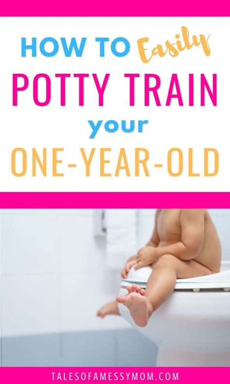 How to (Gradually) Potty Train Your One Year Old - Tales of a Messy Mom Early Potty Training, Boys Potty, Potty Training Girls, Toddler Potty, Potty Training Boys, Toddler Potty Training, Starting Potty Training, Potty Training Chart, Kids Potty