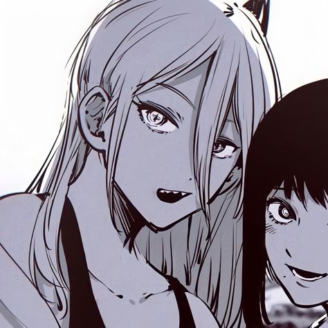 — 𝙙𝙤𝙣'𝙩 𝙧𝙚𝙥𝙤𝙨𝙩! — Power Matching Icons, Kobeni And Power, Power Kobeni, In Icon, Matching Profile Pictures, Just Friends, Matching Pfp, Matching Icons, Jujutsu