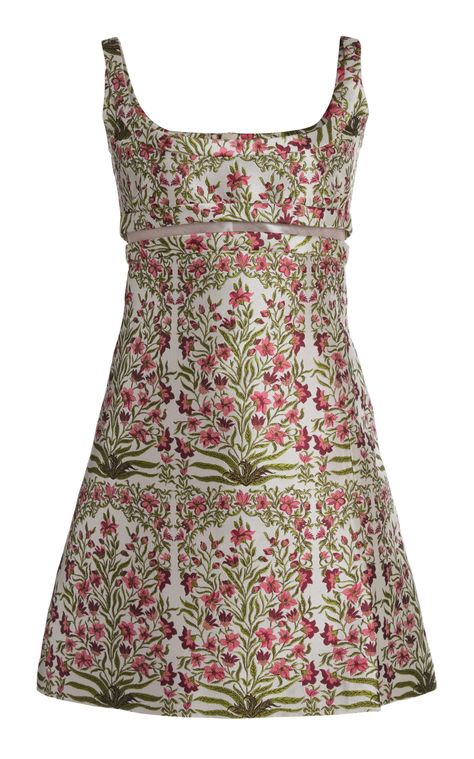 Jacquard Mini Dress By Giambattista Valli | Moda Operandi Giambattista Valli Dress, Jacquard Mini Dress, Edgy Glam, Fashion Png, All Over Pattern, Mini Dress Fashion, Best Designers, Floral Jacquard, Giambattista Valli