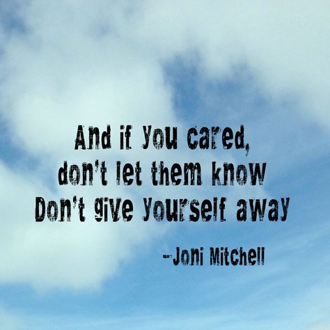 Joni Mitchell - Both Sides Now. This song haunts me. Joni Mitchell Lyrics, Musician Quotes, Both Sides Now, Rock Quotes, Lyrics To Live By, Joni Mitchell, Angel Hair, I'm With The Band, Tumblr Quotes