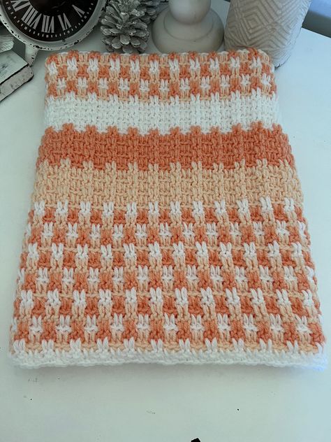 Peach Granny Square, Orange Crochet Blanket, Peach Crochet Blanket, Orange And Yellow Crochet Blanket, Orange Baby Blanket, Boho Baby Blankets, Crib Blanket, Toddler Blanket, Stroller Blanket