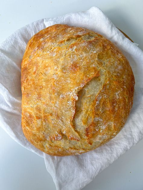 No Knead Cheddar Bread Cheddar Cheese Bread, The Modern Nonna, Easy Breads, Modern Nonna, Cheddar Bread, Wheat Flour Recipes, Bread No Knead, Peasant Bread, Bread Dishes