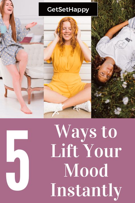 5 Ways to Instantly Lift Up Your Mood? | GetSetHappy How To Feel Happy, Feeling Low, Vibe Tribe, Deco Chic, Happy Images, Calming Activities, Live In Style, Boost Your Mood, My Mood