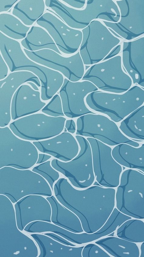 Ocean Wallpaper Illustration, Ocean Aesthetic Illustration, Sea Aesthetic Illustration, Water Drawing Wallpaper, Sea Pattern Wallpaper, Sea Wallpaper Drawing, Ocean Themed Background, Ocean Drawing Background, Ocean Illustration Wallpaper