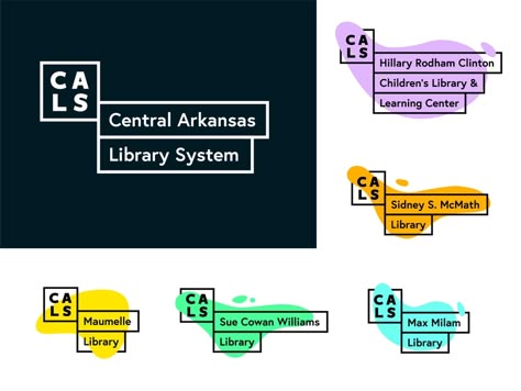 Central Arkansas Library System Logo Concept by Calvin Bramlett for Few on Dribbble Museum Logo, Library System, Childrens Library, Logo Concept, Corporate Design, Brand Identity Design, Identity Logo, Design Graphique, 로고 디자인