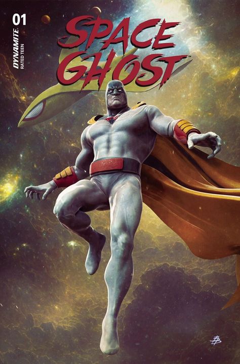 Space Ghost #1 Dynamite Entertainment Bjorn Barends Variant Cover C Near Mint Space Pirates, Galactic Federation, Jae Lee, Space Ghost, Hanna Barbera Cartoons, Comic Cover, Pet Monkey, Comic Book Pages, Character Creator