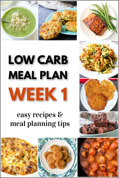 If you are just starting out on a low carb or keto diet, I have a free low carb meal plan for 1 week using easy but tasty recipes. Each day has less than 20g net carbs and you can customize it anyway you want. Plus I show you how to freeze leftovers for more low carb meals. Week 1 Keto Meal Plan Easy, One Week Low Carb Meal Plan, Low Carb Diet Menu Plan, 6 Week Low Carb Meal Plan, Keto Menu Plan Week 1, Low Carb Weekly Meal Plan Easy, 2 Week Low Carb Meal Plan, No Carb Weekly Meal Plan, Low Carb Meals Plans Weekly