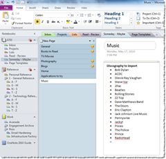 image Gtd System, Project Planning Template, Onenote Template, I Need A Job, Office Tips, One Note Microsoft, Project List, Letterhead Template, Computer Skills