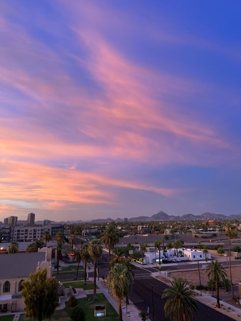 Phoenix Aesthetic, Phoenix City Aesthetic, Phoenix Arizona Aesthetic, Arizona Night Aesthetic, Downtown Phoenix Arizona Aesthetic, Arizona Sunset Wallpaper, Phoenix Downtown, Downtown Phoenix Arizona, Phoenix Skyline