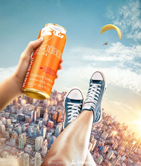 Creative Juice Ads, Beer Ads Creative, Product Manipulate, Drink Creative Ads, Drink Social Media Design, Water Advertising, Drink Ads, Juice Ad, Beverage Poster