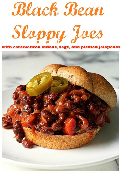 Bean Sloppy Joes, Ranch Style Beans, Homemade Burger Recipe, Vegan Sloppy Joes, Pickled Jalapenos, Baker By Nature, Sloppy Joes Recipe, Homemade Burgers, Sloppy Joe