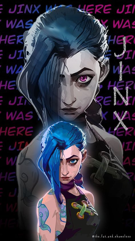 iconic jinx Jinx Wallpaper, Get Jinx, Accent Wall Designs, Jinx League Of Legends, Lol League Of Legends, X Men, League Of Legends, Phone Wallpaper, Video Games