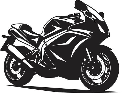 Motorcycle Outline, Y2k Motorcycle, Phantom Power, Super Sport, Vector Art, Vector Free, Royalty, Royalty Free, Clip Art