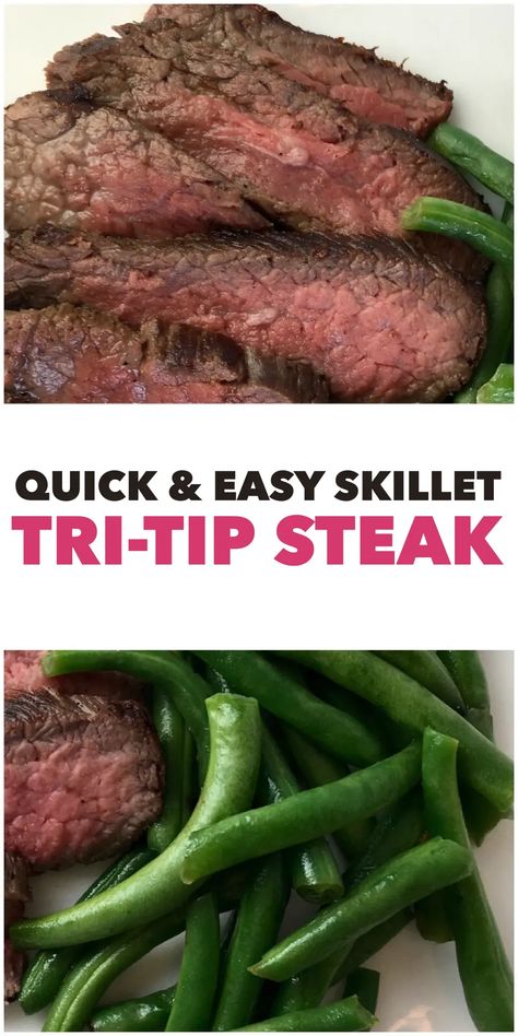 Tri Tip Steak Marinade, Tri Tip Steak Recipes, Tri Tip Steak, Tritip Recipes, Cooking Tri Tip, Cook Ideas, Easy Steak Recipes, Grilled Steak Recipes, Easy Skillet