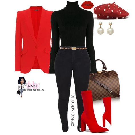 Red Blazer Outfit, Office Casual Outfit, Fast Fashion Brands, January 23, Diva Fashion, Closet Fashion, Red Outfit, Glam Fashion, Work Wardrobe