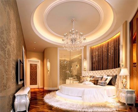 Royal Bedroom, Round Bed, Modern Bedroom Interior, Round Beds, Luxury Bedroom Master, Home Modern, Dream Rooms, Shabby Chic Furniture, Beautiful Bedrooms