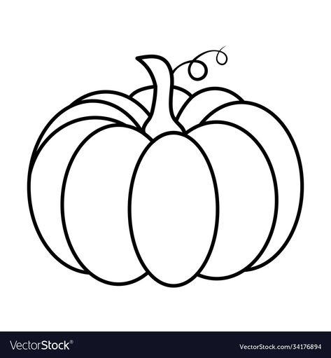 Pumpkin Clip Art, Autumn Vector, Pumpkin Outline, Art Outline, Symbol Drawing, Pumpkin Images, Pumpkin Illustration, Small Tats, Pumpkin Clipart