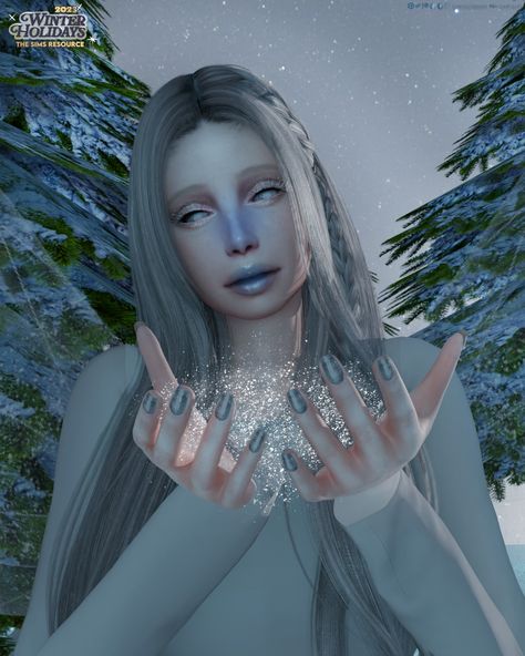 — ❤️ SHOP_Caroll9112 ❤️ Sims 4 Makeup Cc, Nose Highlight, Nose Blush, Sims 4 Makeup, Winter Make Up, Fantasy Winter, Straight Brows, Angel Clouds, Makeup Cc