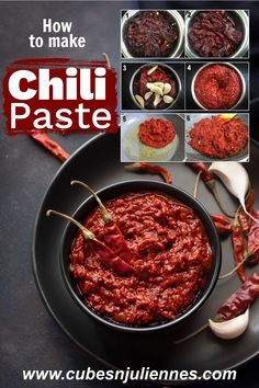 Garlic Chili Paste Recipe, Red Chili Paste Recipe, Chili Paste Recipe, Jjigae Recipe, Mexican Fusion, Dried Red Chili Peppers, Chinese Garlic, Recipes Spicy, The Best Chili