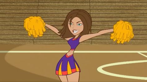 Bonnie Kim Possible, Kim Possible Bonnie, Cartoons To Paint, Black Animated Characters, Bonnie Rockwaller, Anime Cheerleader, Kim Possible Characters, Character Page, Cheerleading Ideas