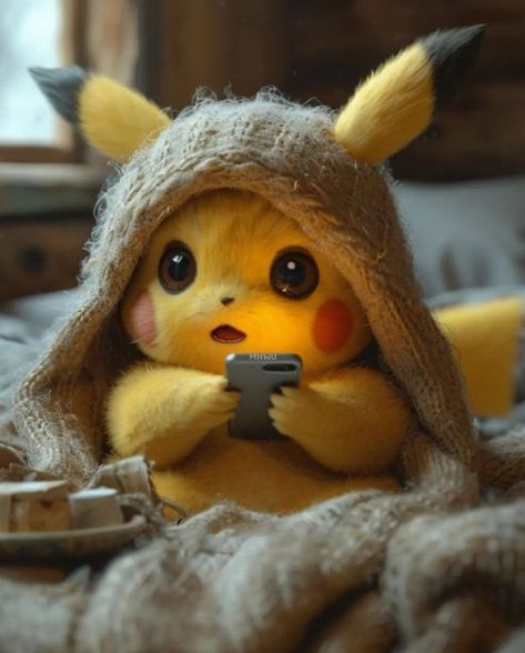 Cute Pokemon Wallpaper Iphone, Aesthetic Cartoon Animals, Pikachu Cute Pics, Photo Kawaii, Pikachu Art, Bunny Cartoon, Whatsapp Wallpaper Cute, Cute Bunny Cartoon, Cute Pikachu