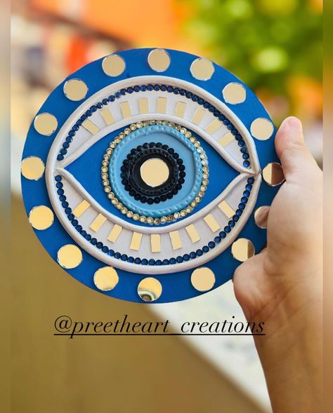 🩵🧿Every tongue that rises against me shall be silenced. 💙🧿No evil will come my way or invade my energetic ……………space 🤍🧿May every evil eye upon me go blind. I AM protected. Evil Eye On Canvas, Evil Eye Lippan Art, Lipin Art, Mould Art, I Am Protected, Mud Art, Lipan Art, Greek Eye, Evil Eye Art