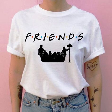 Friends T-shirt, Friends T Shirt Ideas, Friends Tshirt Ideas, Friends Tv Show Shirt, Friends Serie, Quote Tshirts, Friend Shirts, Friends T Shirt, Friends Tee